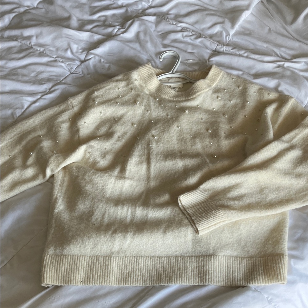 H&M Cream Knit Sweater